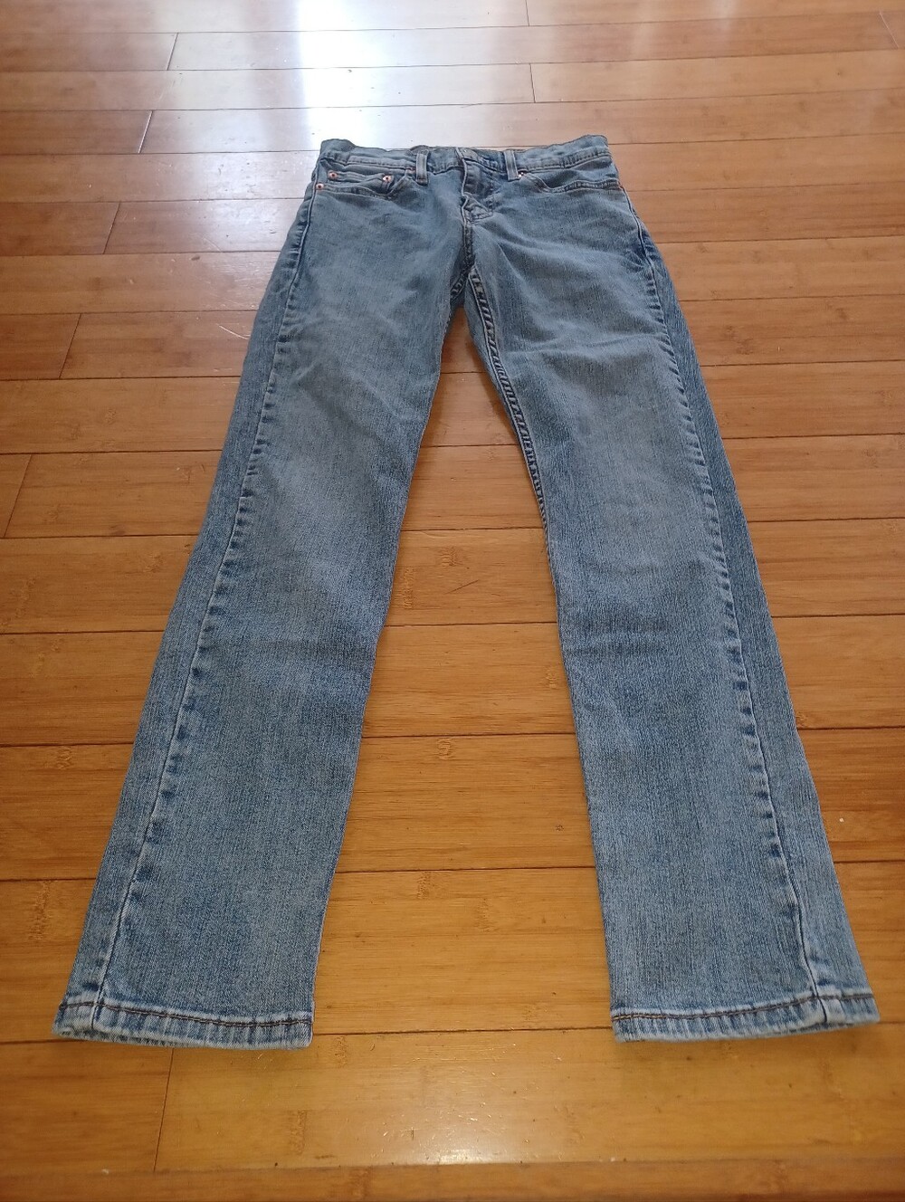 511 Classic Light Blue Slim Straight-Leg Jeans